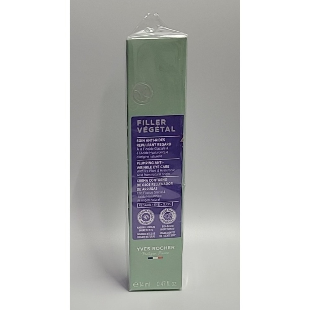 Yves Rocher Filler Vegetal Plumping Anti Wrinkle Eye Care .47oz 14mL